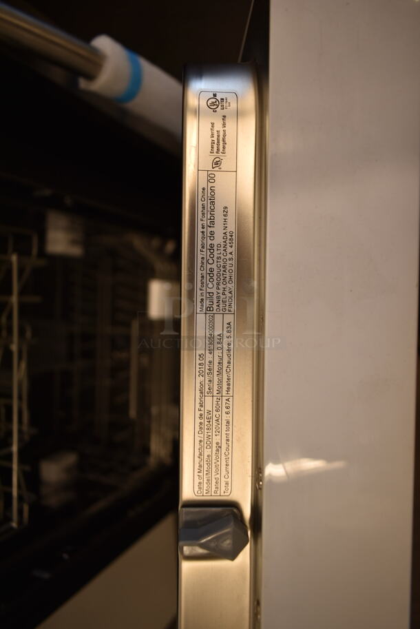 BRAND NEW SCRATCH AND DENT! Danby DDW1804EW Metal Undercounter Dishwasher. 115 Volts, 1 Phase. Tested and Working! - Image 4 of 4