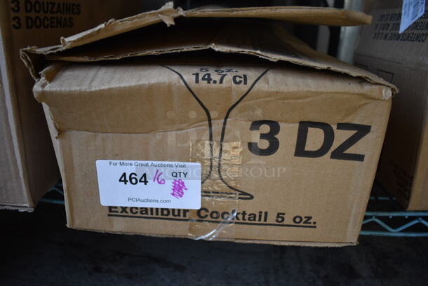 16 BRAND NEW IN BOX! Martini Glasses. 3.5x3.5x6. 16 Times Your Bid! - Image 3 of 3