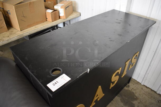 Black Counter. 48x20x38.5 - Image 4 of 5