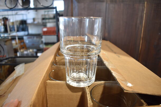 3 Boxes of 36 BRAND NEW Libbey 15652 Gibraltar 14 oz Stackable Cooler Glasses. 3x3x5. 3 Times Your Bid!
