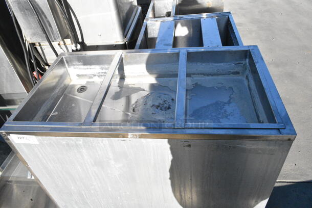 Metal Commercial Ice Table Buffet Station. - Image 3 of 6