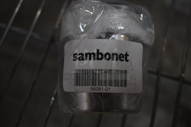 Lot of 2 BRAND NEW! Sambonet 56081-01 Stainless Steel Mustard Pot. - Image 5 of 5