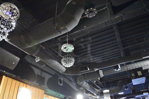 9 Ceiling Light Fixtures. 9 Times Your Bid! BUYER MUST REMOVE. (lounge) - Image 5 of 5