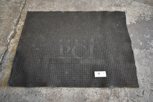 Black Floor Mat. - Image 1 of 3