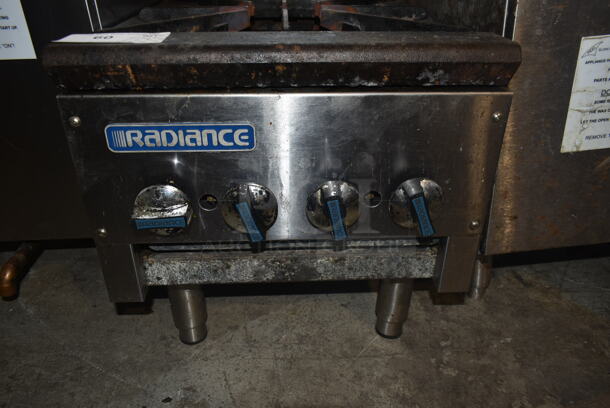 Radiance TASP-18S-D Stainless Steel Commercial Countertop Natural Gas Powered 2 Burner Range. - Image 2 of 4