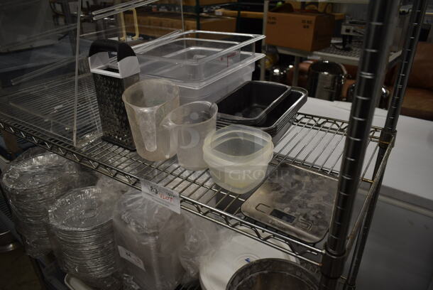 ALL ONE MONEY! Lot of Various Items Including Poly Drop In Bins, Grater and Loaf Baking Pans - Image 2 of 4