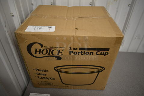 Box of Choice 127P2C 2 oz Plastic Portion Cups