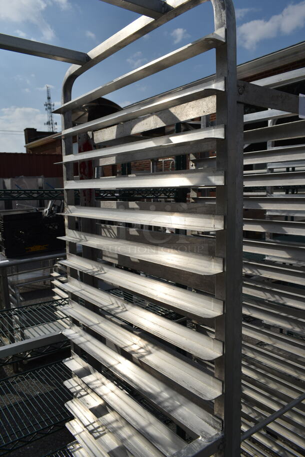 Metal Commercial Pan Transport Rack on Commercial Casters. - Image 3 of 3