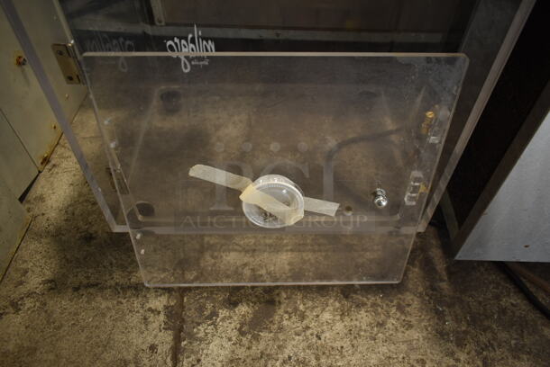 ZY-SB130 Metal Commercial Countertop Sno Cone Machine on Clear Poly Merchandising Case. 110 Volts, 1 Phase. Tested and Working! - Image 5 of 8