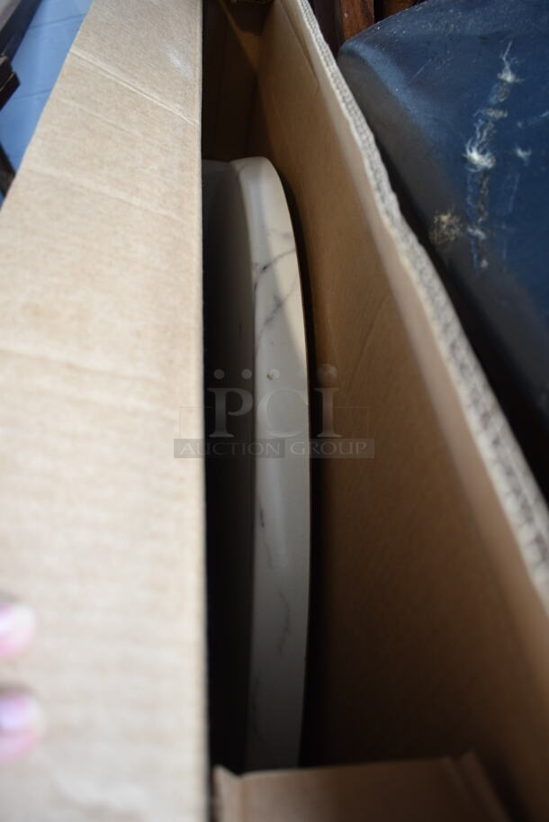 BRAND NEW IN BOX! Holland Outdoor EnduroTops Stone Pattern Round Tabletop. - Image 3 of 8