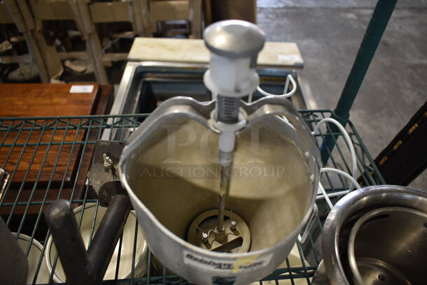 ALL ONE MONEY! Tier Lot of Various Items Including Belshaw Dough Dropper and Stainless Steel Bins - Image 4 of 4
