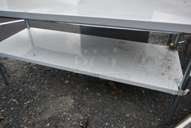 BRAND NEW SCRATCH AND DENT! Stainless Steel Commercial Table w/ Under Shelf. - Image 3 of 4