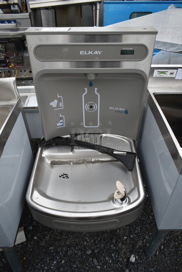 BRAND NEW SCRATCH AND DENT! Elkay Wall Mount Water Fountain w/ Bottle Filler - Image 1 of 4