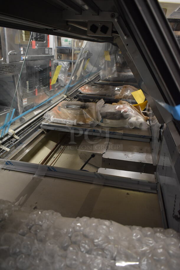 BRAND NEW SCRATCH AND DENT! 2021 Hussmann SMBT-7 Metal Commercial Floor Style Deli Display Case Merchandiser. Does Not Come w/ Remote Compressor. - Image 6 of 6
