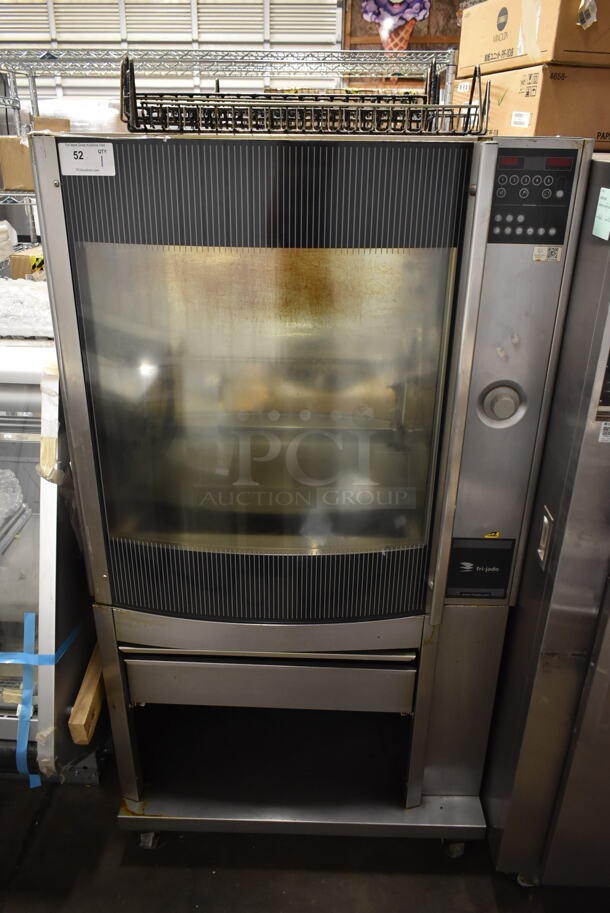 Fri-jado STG7-P Stainless Steel Commercial Electric Powered Rotisserie Oven w/ Under Shelf on Commercial Casters. 208 Volts, 3 Phase. - Image 1 of 9