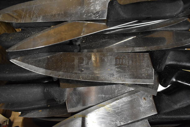 50 SHARPENED Stainless Steel Knives Including Chef Knives. 50 Times Your Bid! - Image 2 of 3