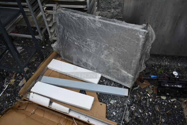 BRAND NEW SCRATCH AND DENT! 177AOGT3627 Stainless Steel Griddle Add On. 36"X27"X4" 6 BURNER, 7 GAUGE. - Image 2 of 2