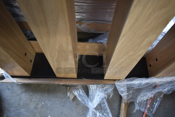 6 BRAND NEW IN BOX! Wood Pattern Dividers. - Image 4 of 4
