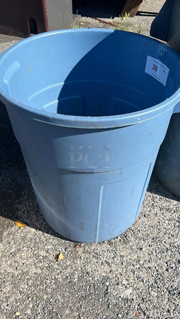 Round Trash Can