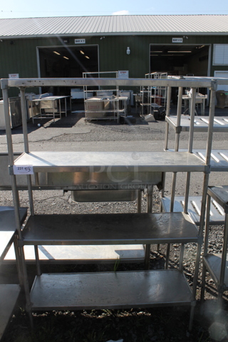 Metal 4 Tier Shelving Unit.