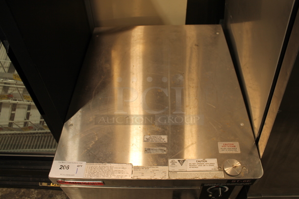2012 Market Forge ST6E Stainless Steel Commercial Countertop Electric Powered Single Deck Steam Cabinet. 208 Volts, 3 Phase. - Image 2 of 6