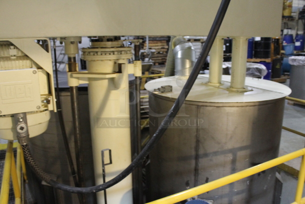 MEGA LOT! Ross CDA-1000 Metal Commercial Floor Style Dual Shaft Mixer. Includes All Items In Recessed Floor Area. BUYER MUST REMOVE.  - Image 9 of 12