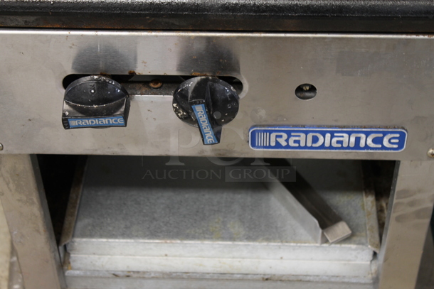Radiance TASP-18 Stainless Steel Commercial Countertop Natural Gas Powered Single Burner Stock Pot Range. - Image 3 of 5