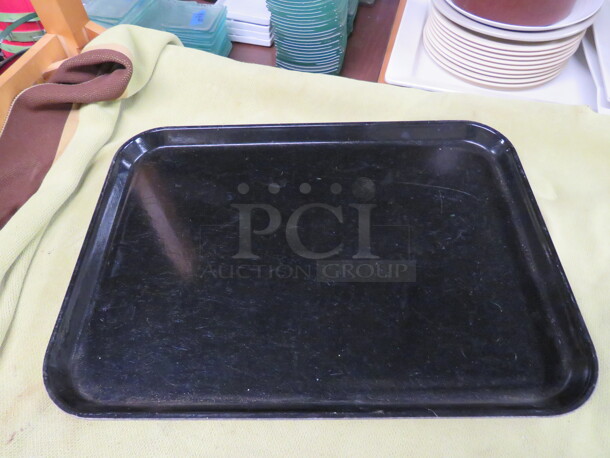 22X16 Black Serve/Lunch Tray. 10XBID - Image 1 of 1