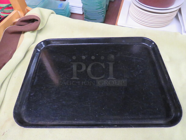 22X16 Black Serve/Lunch Tray. 10XBID