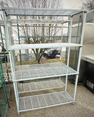 One Amco Shelving System With 4 Shelves. 48X18X72