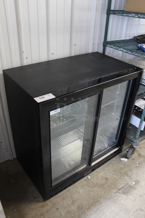 BRAND NEW SCRATCH AND DENT! KoolMore BC-2DSL-BK Metal Commercial 2 Door Cooler Merchandiser. 115 Volts, 1 Phase. Tested and Working! - Image 5 of 5