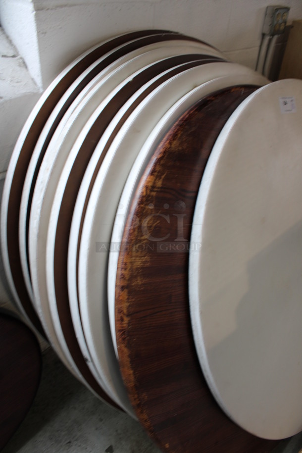 10 Various Round Tabletops. Includes 48x48x1.5. 10 Times Your Bid! - Image 3 of 3