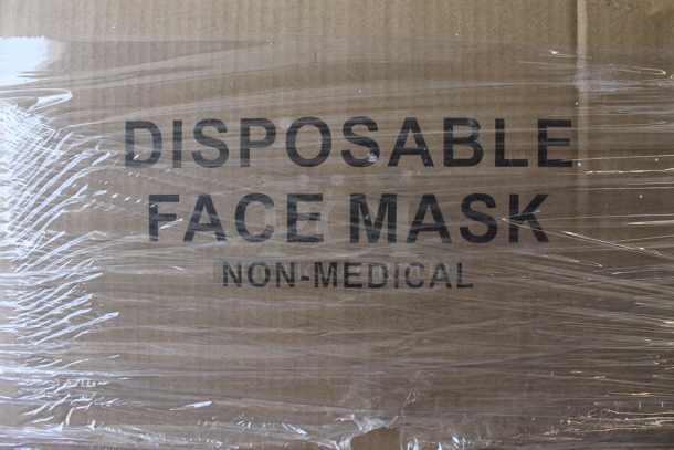 22 BRAND NEW Boxes of Disposable Face Masks. 22 Times Your Bid! - Image 2 of 4