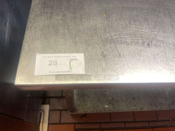 Nice! Commercial Stainless Steel 48 inch Work table NSF With Undershelf  - Image 2 of 6