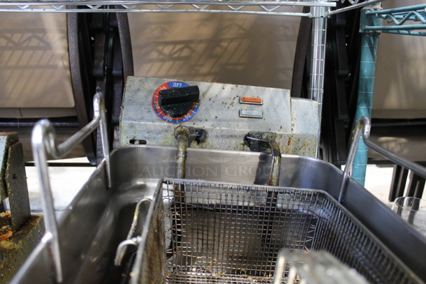 Star BBA Stainless Steel Commercial Countertop Electric Powered Single Bay Fryer w/ Metal Fry Basket. 220/240 Volts, 1 Phase. - Image 2 of 5