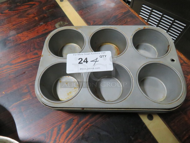 6 Hole Muffin Tin. 4XBID