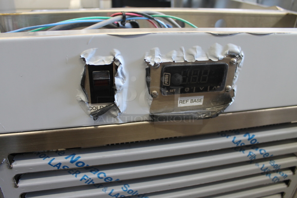 BRAND NEW SCRATCH AND DENT! 2022 Omniteam Low Voltage Lighting Refer Base and Cold Pans 4 Drawer Chef Base w/ Refrigerated Drop In. 208-230 Volt 1 Phase - Image 4 of 12