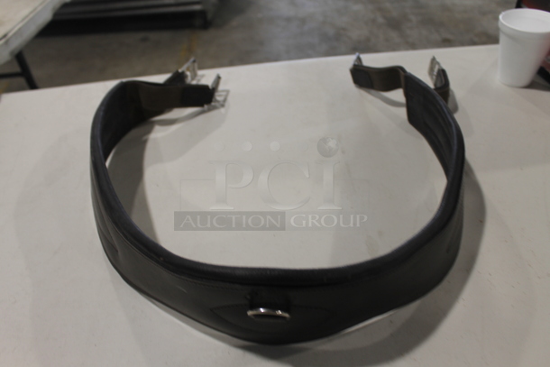 ALL ONE MONEY! Black Leather G Passier and Son PS-BAUM Size 17.5 Saddle, Lammfelle Saddle Pad w/ Case and Rhinestone Bridle and Logic Girth! - Image 5 of 12