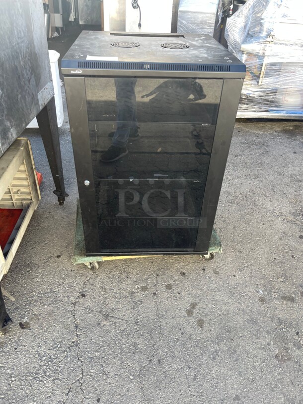 Commercial Video Audio Holding Glass Cabinet NSF  - Image 3 of 5
