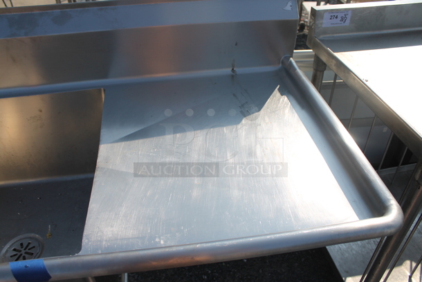 Stainless Steel Commercial 2 Bay Sink w/ Right Side Drain Board. Bays 24x24. Drain Board 22.5x25.5 - Image 3 of 7