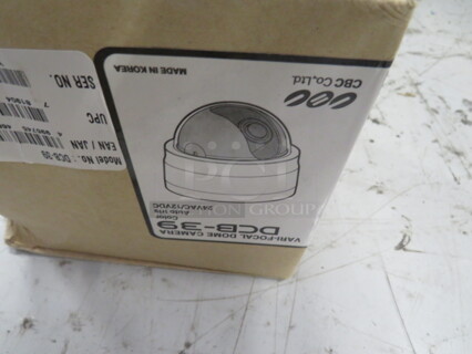 One Vari Focal Dome Color Camera. #DCB-39