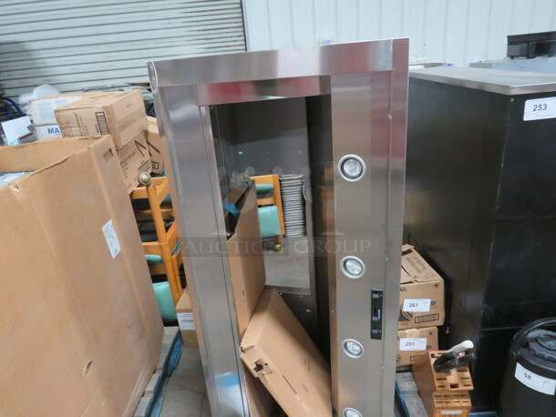 One NEW Stainless Steel Hood With Filters. 54X24X18