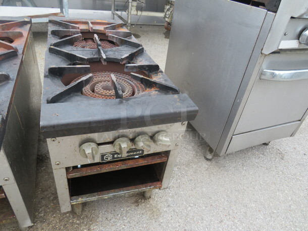 One Natural Gas 2 Burner Range With Under Storage. 18X43X24 - Image 1 of 3