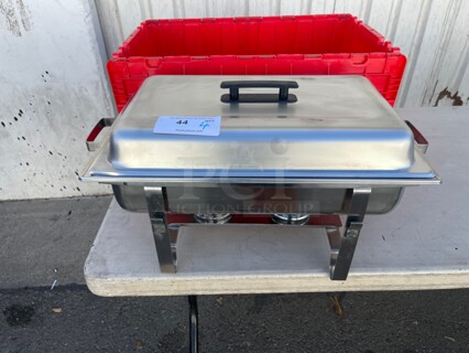 Clean! Vollrath Chafing Dish Tote 'N Store 23 5/8" x 13 7/8" x 11 5/8" Red Chafer Box NSF
