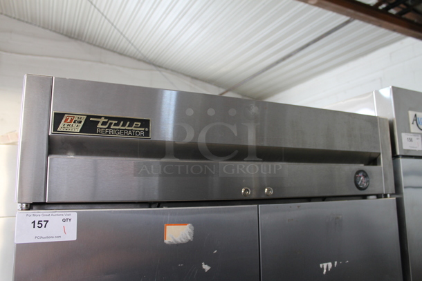 2015 True T35 Stainless Steel Commercial 2 Door Reach In Cooler w/ Poly Coated Racks. 115 Volts, 1 Phase. Tested and Does Not Power On - Image 2 of 7