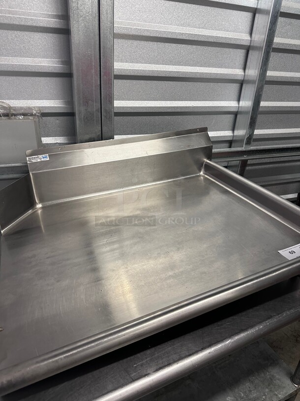 Clean! All strong 14 Gauge 36 inch clean side  Dishwasher Table Heavy Duty NSF - Image 2 of 5