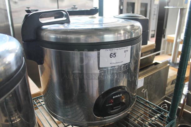 Amko AK-60ERC Stainless Steel Commercial Countertop Rice Cooker. 120 Volts, 1 Phase. - Image 2 of 5