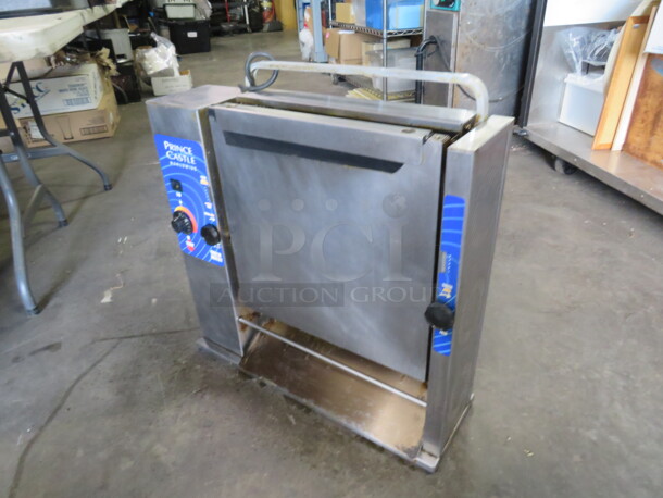 One Prince Castle Slim Line High Heat Vertical ToasXter. Model# 297-T12-PHH. 115 Volt. 25X8X26. $2379.00 - Image 2 of 2