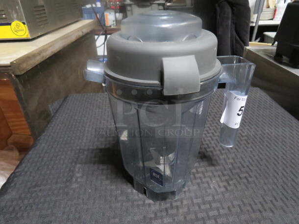 One Blender Pitcher With Lid.