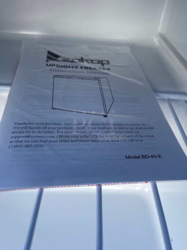 Brand New! Upright Commercial Counter Top  Freezer 115 Volt NSF Tested and Working! - Image 6 of 11